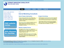 Tablet Screenshot of internet-marketing-consultants.co.uk